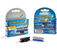 Lot De 3 Têtes De Rechange À 3 Lames Compatibles Avec Poignées Gillette Mach 3¿30 G