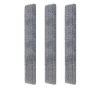 Lot de 3 têtes de serpillère en microfibre lavables, idéales pour le nettoyage du sol sur bois, carrelage, marbre