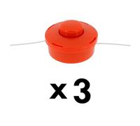 GT Garden Lot de 3 têtes Fil pour débroussailleuse et Multifonction 4 en 1