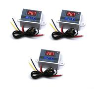 Lot de 3 thermostats numériques XH-W3002 pour micro-ordinateur, 110-220 V 1500 W