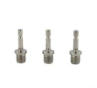 Lot de 3 tiges de connexion en métal pour meuleuse d'angle, adaptateur de tige hexagonale de 10,2 cm avec connecteur de disque de polissage M14, tige d'extension de foret, fixation de tampon de