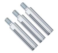 Lot de 3 tiges de connexion pratiques M10Thread 80 mm pour meuleuse d'angle et polisseuse de voiture compatible meuleuse