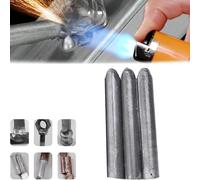 Lot de 3 tiges de soudage universelles à basse température en métal pour soudure facile à fondre, tiges de soudure en aluminium, tige de soudage plus légère, tiges de soudage faciles pour le soudage