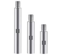 Lot de 3 tiges d'extension pour polisseuse de 75 mm, 100 mm, 140 mm pour polissage de voiture et meuleuse