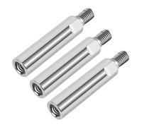 Lot de 3 tiges d'extension pratiques M10Thread 80 mm pour meuleuse d'angle et accessoires de polissage de voiture