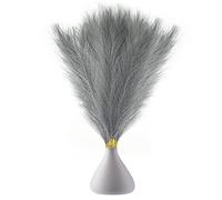 Lot de 3 tiges d'herbe de la pampa artificielles de 45 cm - Fausses branches d'herbe de la pampa séchées - Pour mariage, cuisine, salon, chambre à coucher, décoration d'intérieur bohème