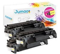 Lot de 3 Toners cartouches haute capacité type Jumao pour HP CF280X, Noir G
