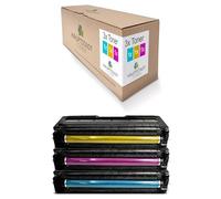 Lot de 3 toners compatibles avec Ricoh SP C 250 équivalent aux modèles 407544 - 407546 - Couleur : bleu, rouge, jaune