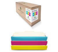 Lot de 3 toners de toner pour capitale compatibles avec Lexmark X 500 502 comme 0C500H2 Couleur Cyan Magenta Jaune