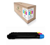Lot de 3 toners de toner pour capitale compatibles avec Lexmark X 950 952 954 comme X950X2 Color Bleu Rouge Jaune