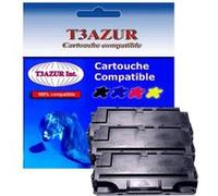 Lot de 3 Toners Laser compatibles pour Samsung ML1250, ML1430 (ML-1210D3) - 3 000 pages - T3AZUR Noir