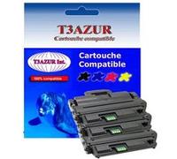 Lot de 3 Toners Laser compatibles pour Samsung ML2850D, ML2851ND, ML2851NDR (ML-D2850B) - 5 000 pages - T3AZUR Noir