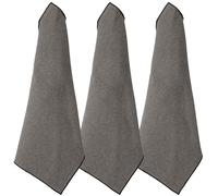 Lot de 3 torchons de cuisine 50x70 cm HONO marron Schiste