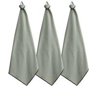 Lot de 3 torchons de cuisine 50x70 cm HONO vert Lichen