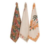 Lot de 3 torchons Tropical 70x45cm en coton - Atmosphera Créateur d'intérieur
