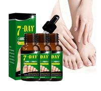 Lot de 3 traitements à l'huile pour ongles infusés au gingembre, 7 jours de traitement extra fort, 30 ml de solution pour renforcer les ongles faibles, endommagés, adoucissants pour une croissance