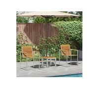 Transat avec Chaises de Jardin 3 pcs en Bois Massif d'Acacia 3334838