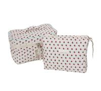 Lot de 3 trousses de voyage portables avec un grand espace pour organiser soigneusement votre maquillage et vos articles de toilette pour les voyageurs et les étudiants, D, Beauté de masse