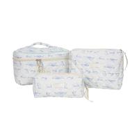 Lot de 3 trousses de voyage portables avec un grand espace pour organiser soigneusement votre maquillage et vos articles de toilette pour les voyageurs et les étudiants