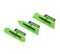 Lot de 3 truelles de plâtrage en plastique de 25 cm pour construction en béton, ciment et maçonnerie, grattoir léger avec finition lisse
