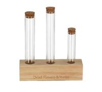 Lot de 3 Tubes à essai en Verre 18cm