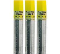Lot De 3 Tubes De 45 Mines Hi Pollymer Super Pour Porte-Mines 0,9 Mm Taille 2b