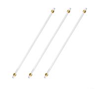 Lot de 3 tubes flexibles de rechange en acier inoxydable pour machine à expresso 2 x 4 mm pour réparation de cafetière, longueur 150, 200, 300 mm (200 mm)