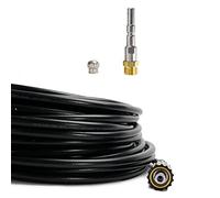 Lot de 3 tuyaux de nettoyage pour tuyaux Nilfisk ALTO - Pour nettoyeur haute pression et autres - Raccord M22 x 1,5 AG pour KEW, WAP, Alto, Nilfisk & Kränzle + buse de nettoyage de tuyau