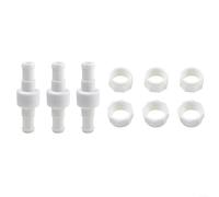 Lot de 3 tuyaux pivotants D20 avec écrou D15 Kit essentiel pour nettoyeur de piscine Zodiac 180, pour série 280, 380