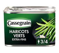 Lot de 3 unités *** CASSEGRAIN Haricots verts extra fins cueillis main 390g