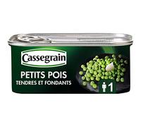 Lot de 3 unités *** CASSEGRAIN Petits pois sélection tendres et fondants 140g