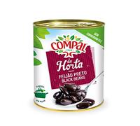 Lot de 3 unités *** COMPAL Haricots noirs cuits 845g
