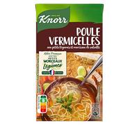 Lot de 3 unités *** KNORR Poule vermicelles aux petits légumes et morceaux de volaille 1l