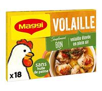 Lot de 3 unités *** MAGGI Bouillon Kub de volaille 18 tablettes 180g