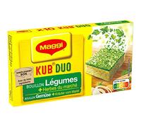 Lot de 3 unités *** MAGGI Kub duo bouillon de légumes et herbes du marché 10 cubes 105g