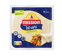 Lot de 3 unités *** MISSION Wraps nature 6 wraps 370g