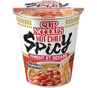 Lot de 3 unités *** NISSIN Cup nouilles japonaises hot chili épicé piment et sésame 1 personne 66g