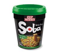 Lot de 3 unités *** NISSIN Cup nouilles soba instantanées Teriyaki 1 personne 90g