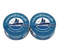 Lot de 3 unités *** PETIT NAVIRE Thon au naturel démarche responsable 2x112g