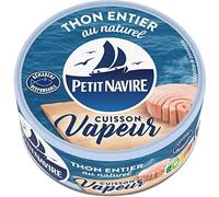 Lot de 3 unités *** PETIT NAVIRE Thon vapeur nature 130g