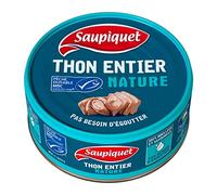 Lot de 3 unités *** SAUPIQUET Thon entier nature MSC 140g