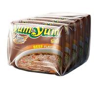 Lot de 3 unités *** YUM YUM Nouilles asiatiques instantanées saveur bœuf sachets 5X60g