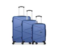 - lot de 3 - valise grand format, valise weekend et valise cabine amazone - marine