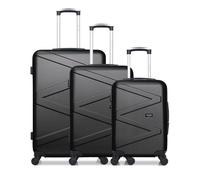 Lot de 3 - Valise grand format, valise weekend et valise cabine AMAZONE - noir - WAVE PARIS