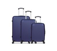hero - lot de 3 - valise grand format, valise weekend et valise cabine carpates - marine marine G