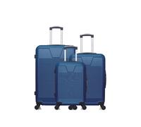 - lot de 3 - valise grand format, valise weekend et valise cabine selenga - marine