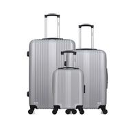 hero - lot de 3 - valise grand format, valise weekend et valise cabine xxs lipari - gris gris G