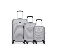 - lot de 3 - valise weekend, valise cabine et valise cabine xxs congo - gris