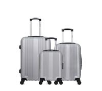 hero - lot de 3 - valise weekend, valise cabine et valise cabine xxs lipari - gris gris G