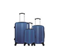 hero - lot de 3 - valise weekend, valise cabine et valise cabine xxs lipari - marine marine G